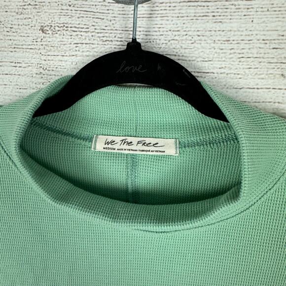 We The Free Green Long Sleeve Blouse - Picture 2 of 6